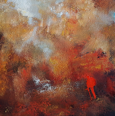Abstract oil painting 
